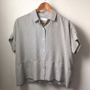 Everlane Clean Silk Square Shirt